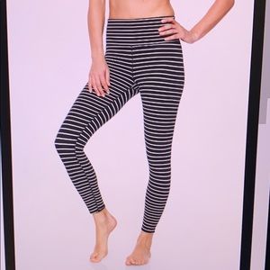 Athleta Elation Virasana Stripe 7/8 Tight